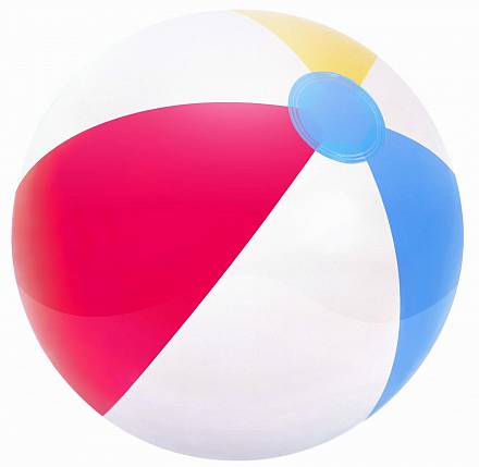 Надувной мяч – Цветные дольки, диаметр 41 см. 